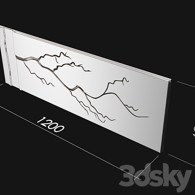 3d panel ostap # 3 3DSMax File - thumbnail 2