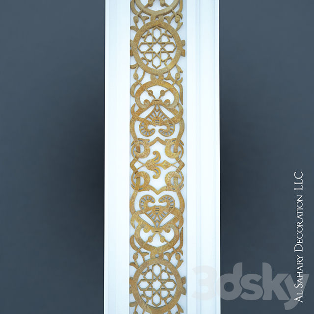 Arabic corniche 3 3DS Max Model - thumbnail 2