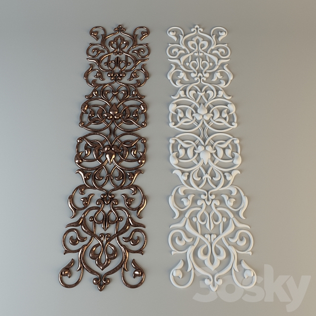 arabic ornament 3DS Max Model - thumbnail 3