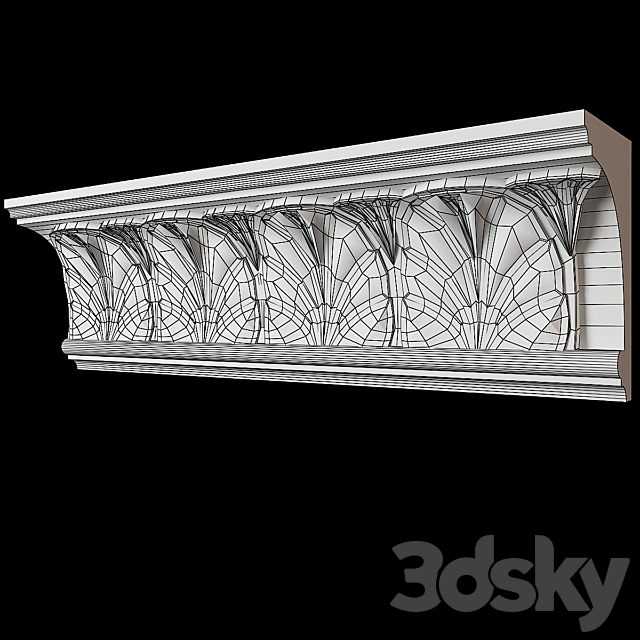 Arkada K-110 Cornice 3DS Max Model - thumbnail 2