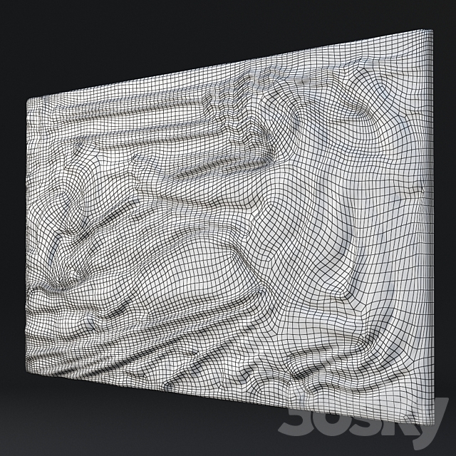 Art Deco Bas Relief 3ds Max - thumbnail 3