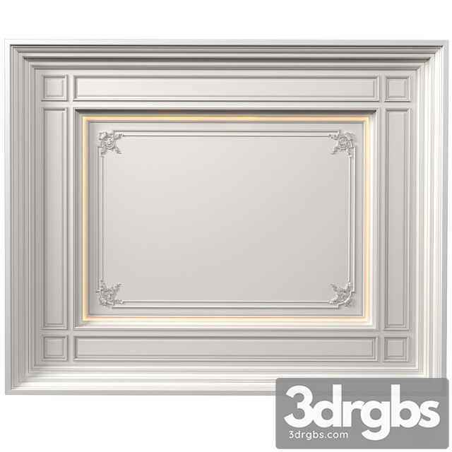 Art deco coffered illuminated ceiling.modern coffered illuminated ceiling 2 - thumbnail 1