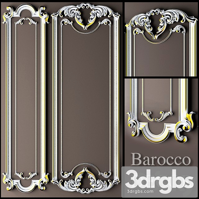 Barocco Decor2 3dsmax Download - thumbnail 1