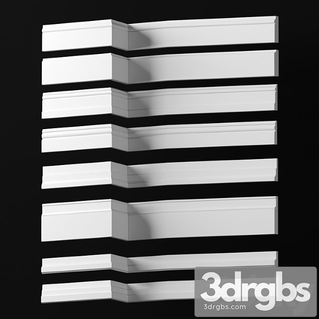 BaseBoard Collection Dikart 3dsmax Download - thumbnail 1