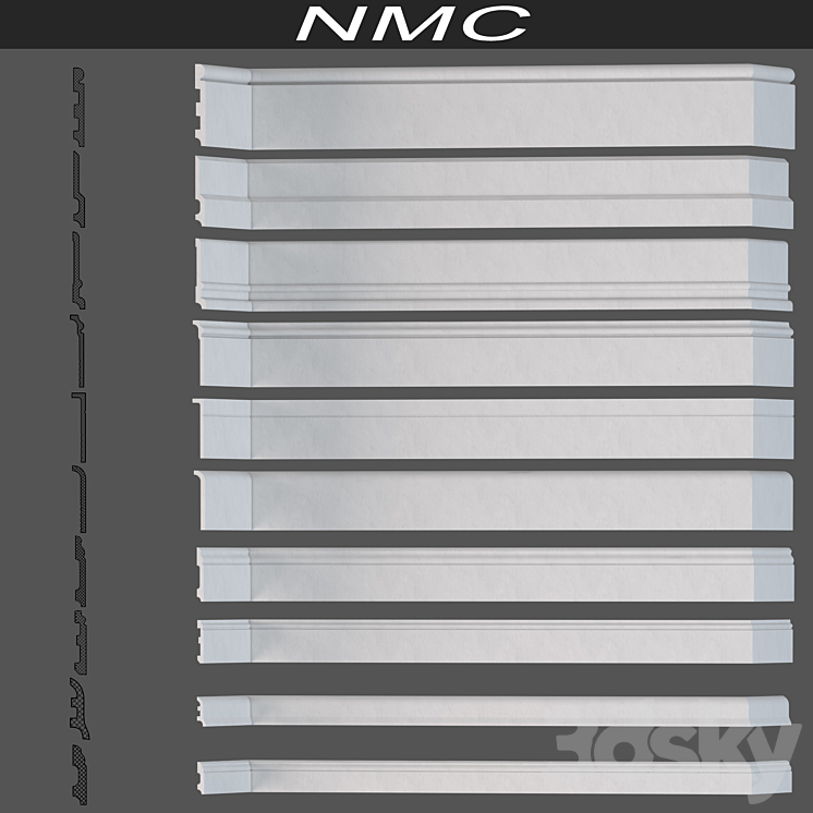 Baseboards NMC 3DS Max - thumbnail 1