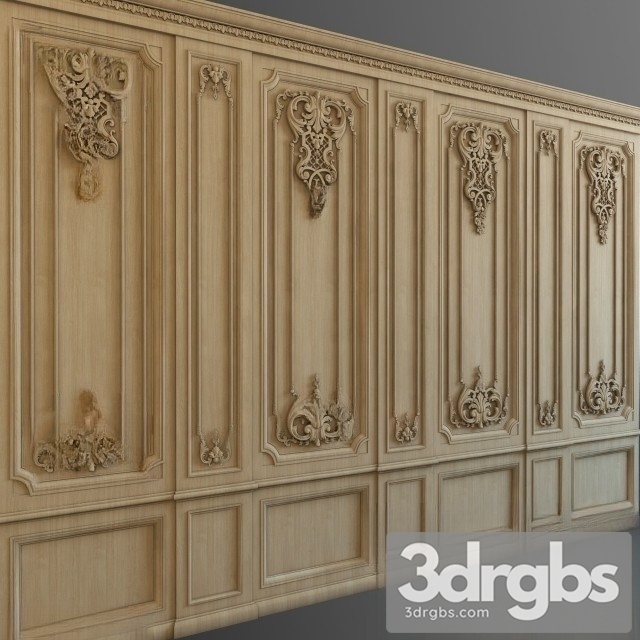 Boiserie INT 024 3dsmax Download - thumbnail 1