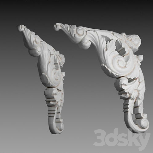 BRACKET 3DS Max Model - thumbnail 1