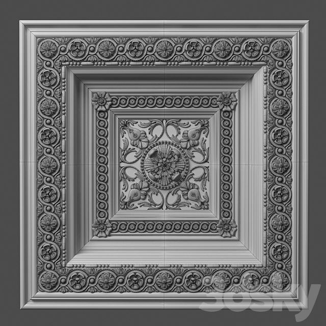 Caisson №1451 (2) 3DS Max Model - thumbnail 4