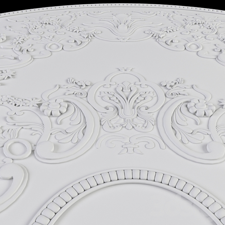 carpet classic sculpture 3DS Max - thumbnail 2