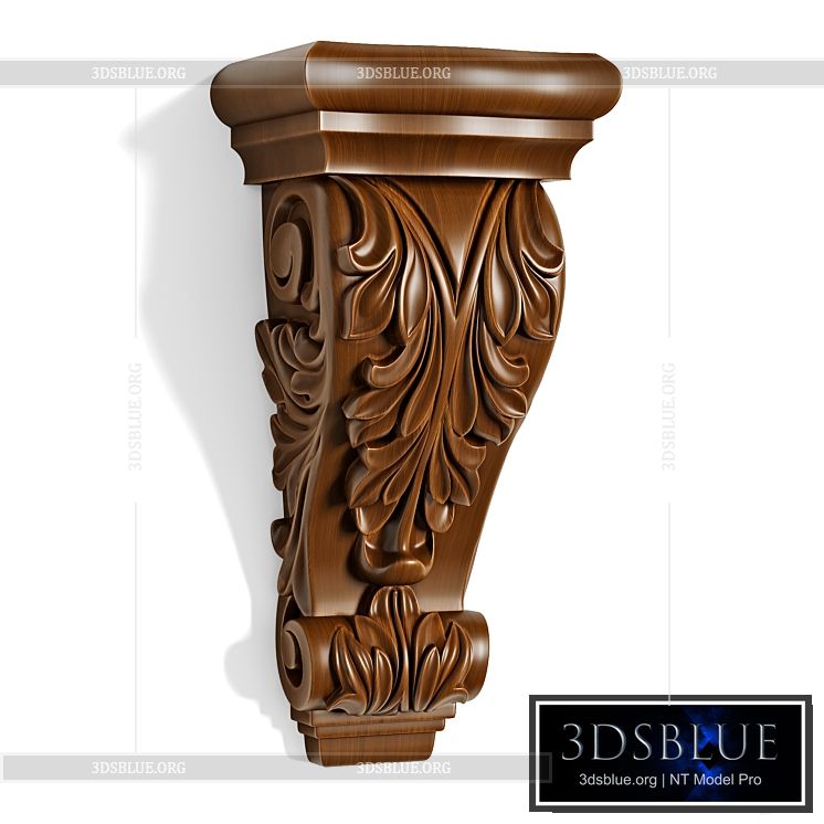 Carved Corbel 001 3DS Max - thumbnail 3