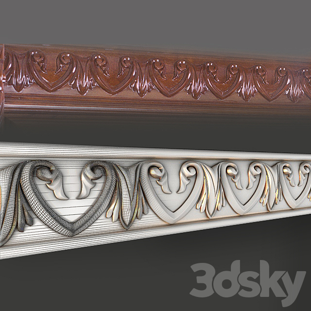 Carved obklad 3DSMax File - thumbnail 1