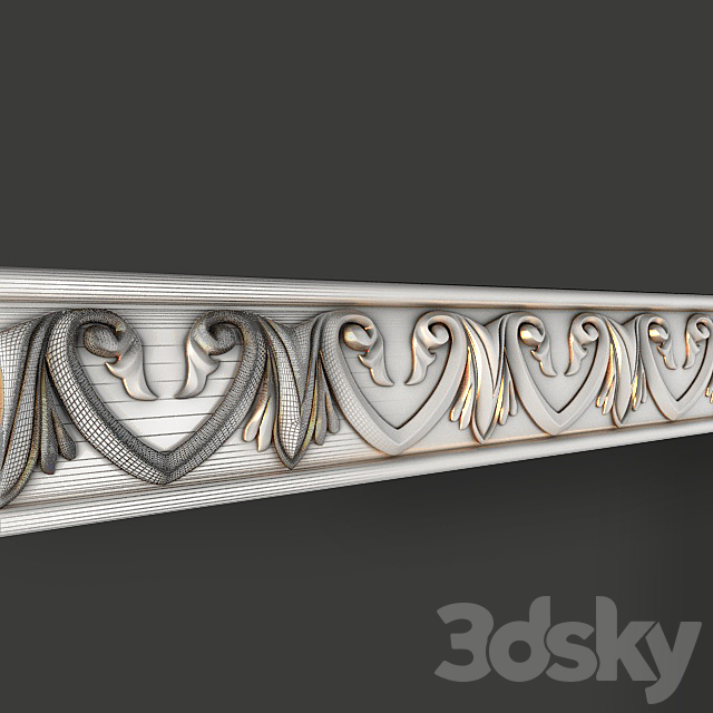 Carved obklad 3DSMax File - thumbnail 2