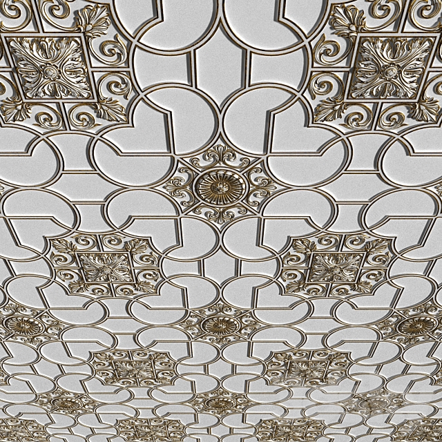 Ceiling moldings 3344 3DSMax File - thumbnail 3