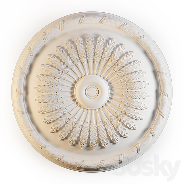 Ceiling rose Perfect B3062 3DSMax File - thumbnail 1