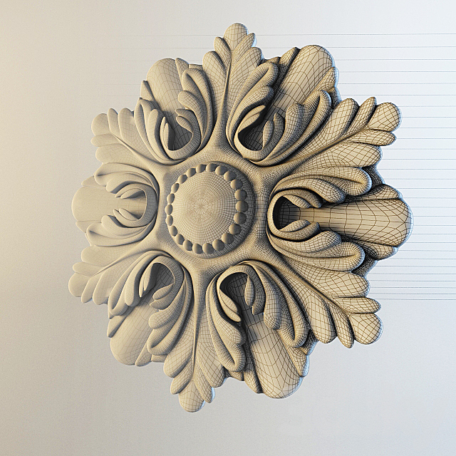 ceiling rosette 3DSMax File - thumbnail 1