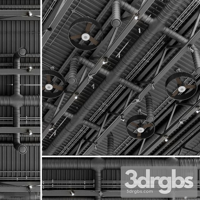 Ceiling Ventilation 2 3dsmax Download - thumbnail 1