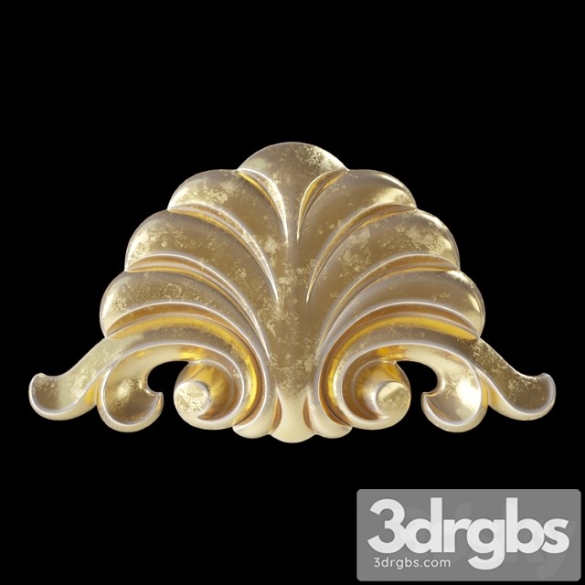 Central Ornament Gaudi Decor AW6032 3dsmax Download - thumbnail 1