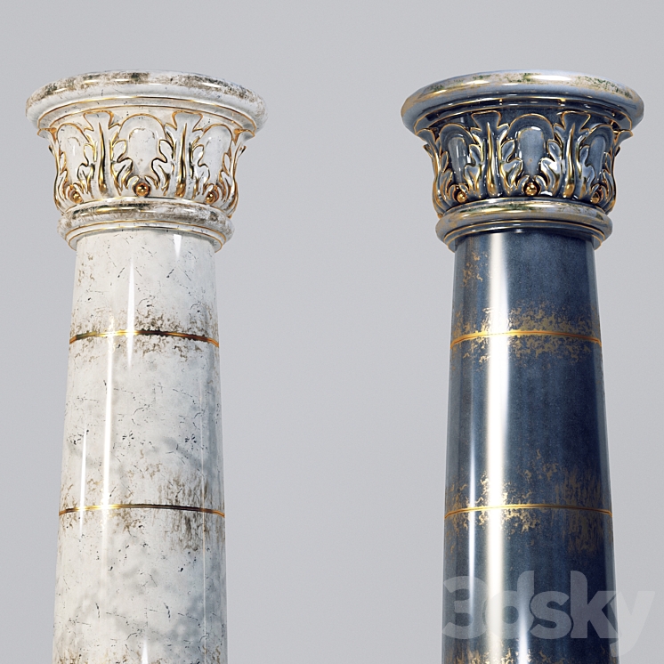 classic column 03 3DS Max - thumbnail 2