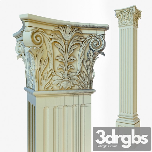 Classic Column 2 3dsmax Download - thumbnail 1