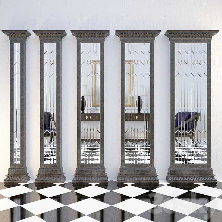 CLASSIC COLUMNS 3DS Max - thumbnail 1