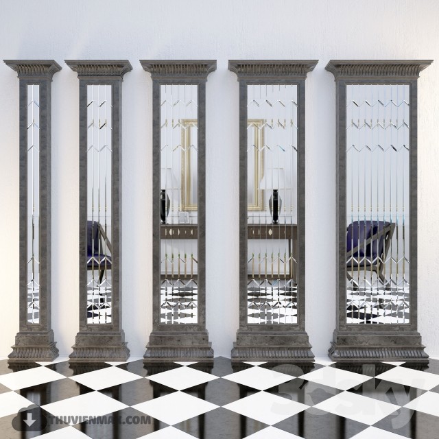 CLASSIC COLUMNS 3DS Max - thumbnail 3