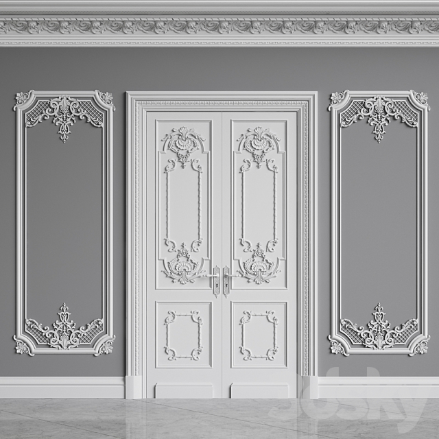 Classic Interior Decor 1 3DSMax File - thumbnail 1