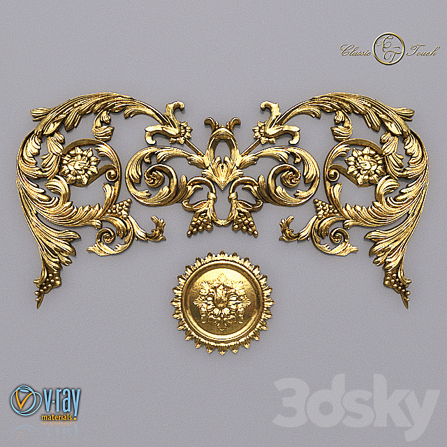 classic ornament 3ds Max - thumbnail 1