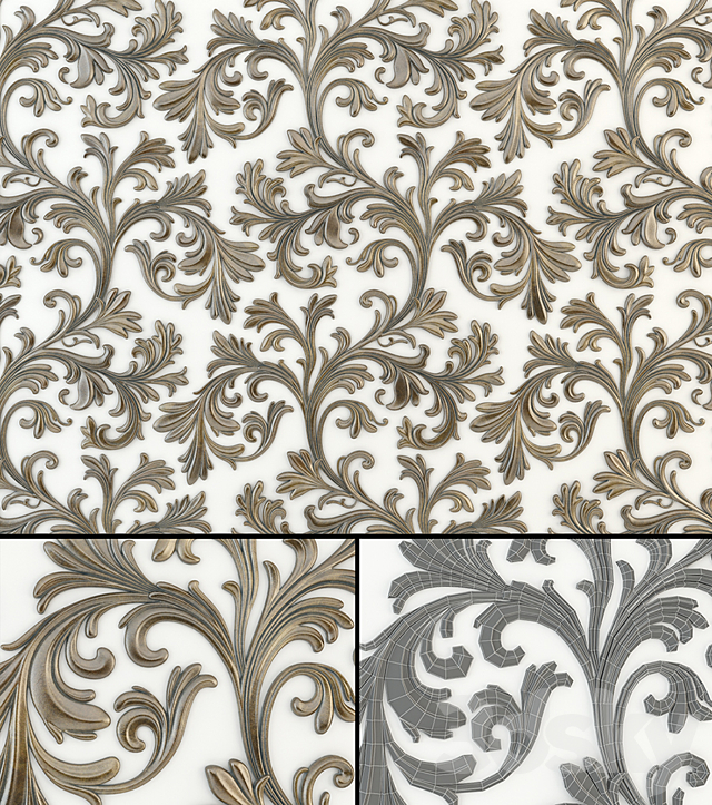 classic pattern 3DSMax File - thumbnail 1