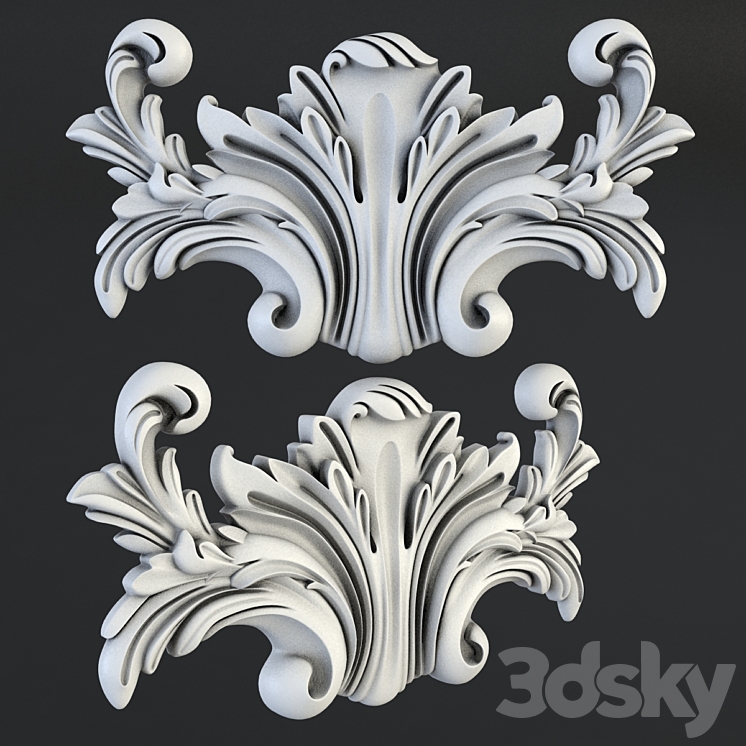 classic stucco 3DS Max - thumbnail 1