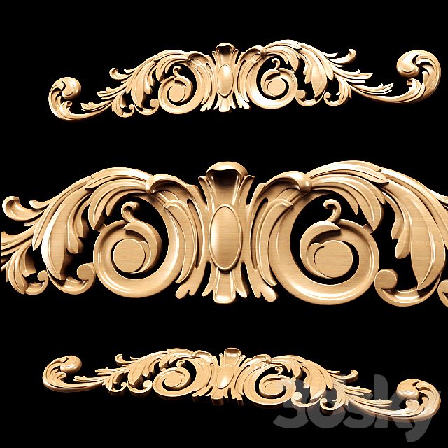 Classic style carving 3DSMax File - thumbnail 4