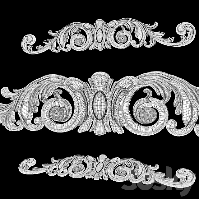 Classic style carving 3DSMax File - thumbnail 5