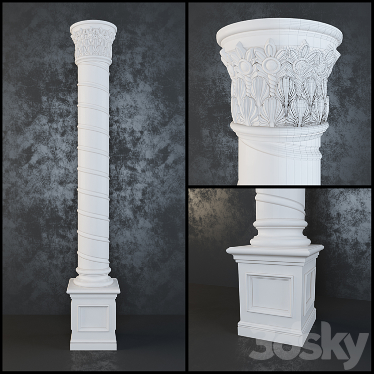 Column 3DS Max - thumbnail 1