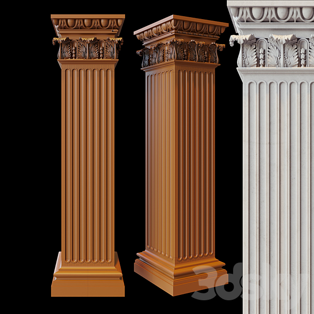 column 3DSMax File - thumbnail 2