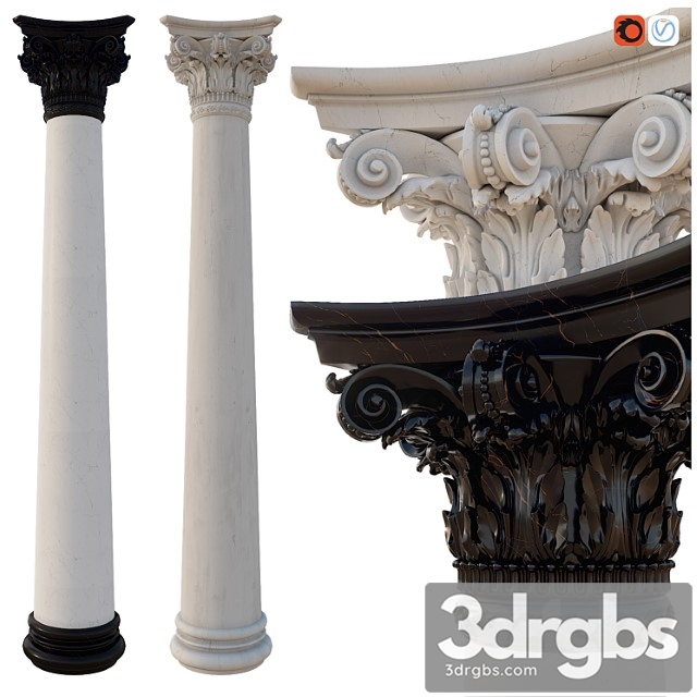 Column corinthian order - thumbnail 1