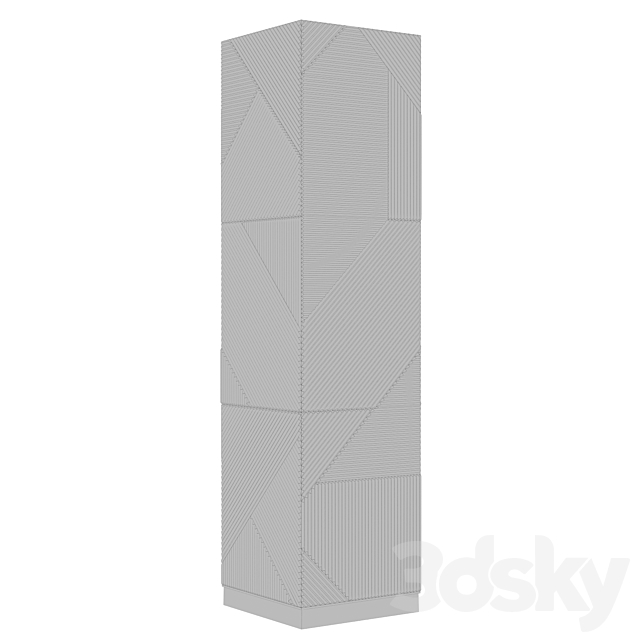 Column panels with STRIPES Emmemobili 3DS Max Model - thumbnail 2