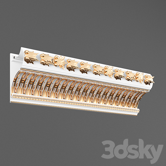 cornice 3DS Max Model - thumbnail 2