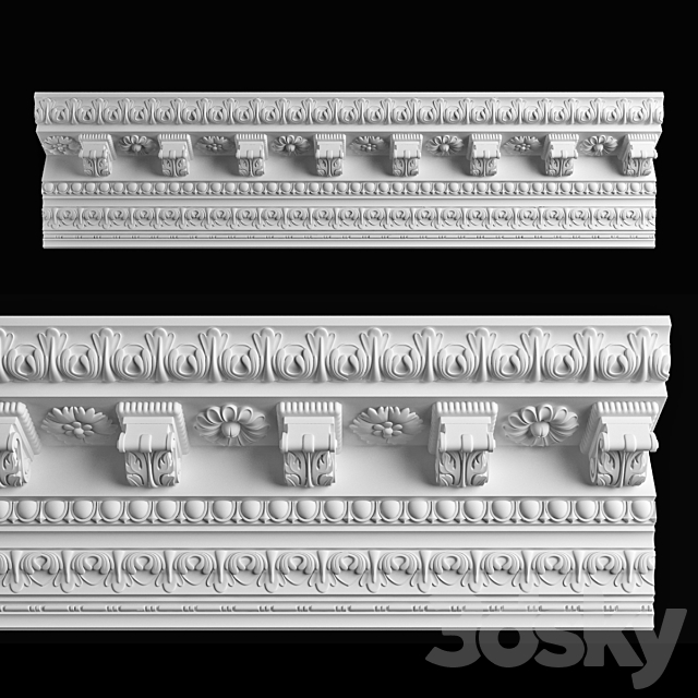 Cornice Arkada_K-135 3DSMax File - thumbnail 1