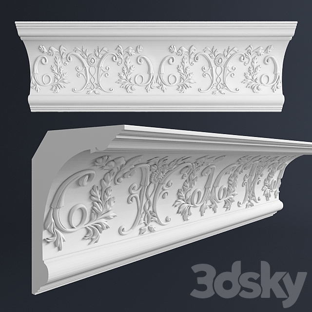 Cornice Peterhof K 184 3DSMax File - thumbnail 1