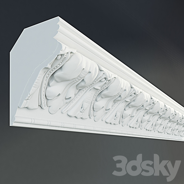 Cornice “Peterhof” K25 3DS Max Model - thumbnail 2