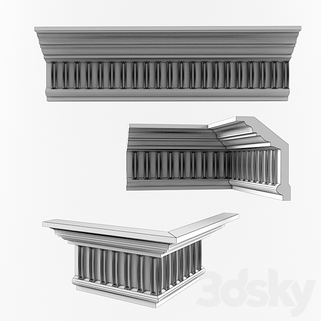 Cornices 3ds Max - thumbnail 2