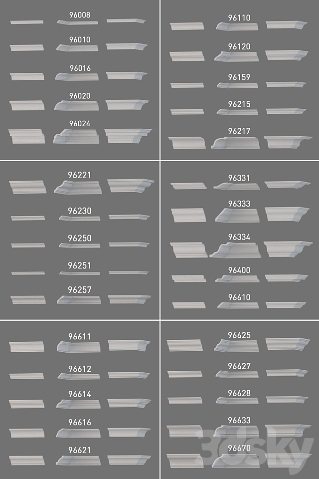 Cornices Decomaster 3DSMax File - thumbnail 2