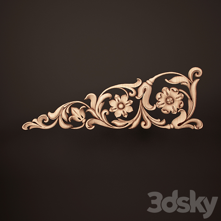 Cover carved 3DS Max - thumbnail 1