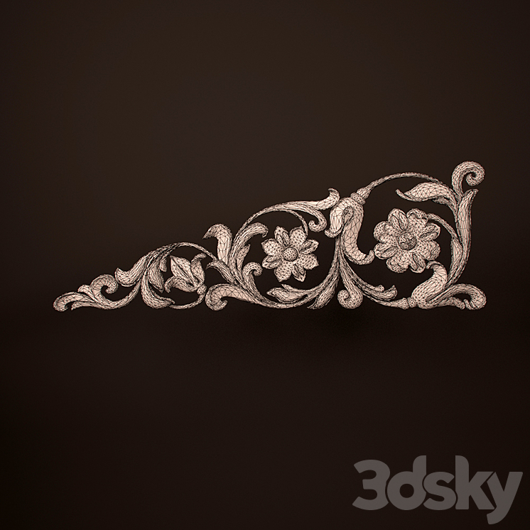 Cover carved 3DS Max - thumbnail 2