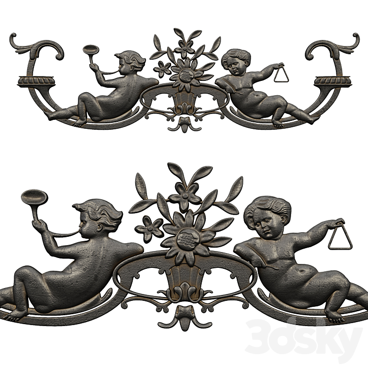 Decor Angels 3DS Max Model - thumbnail 1