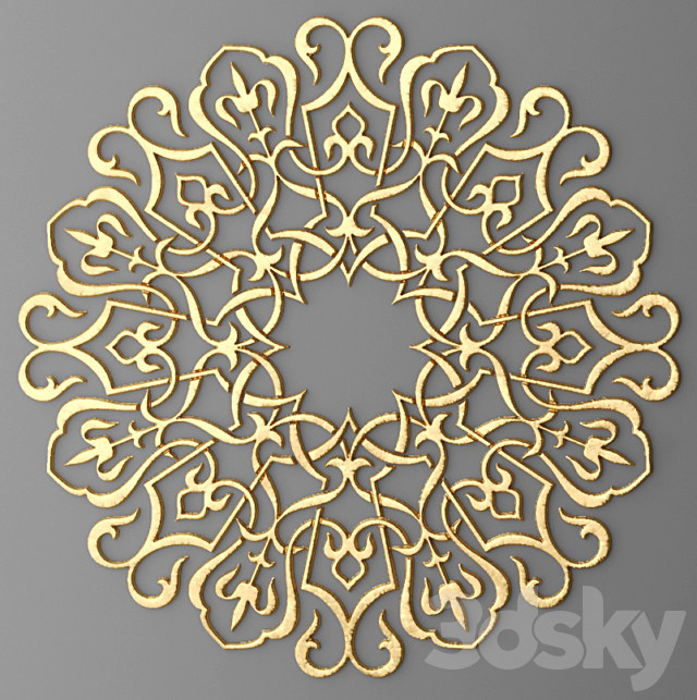 Decor for the ceiling. 3DS Max Model - thumbnail 3