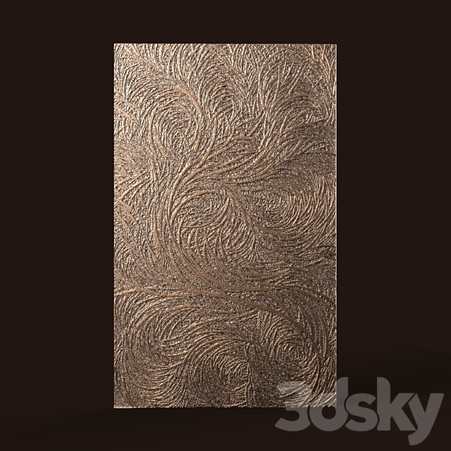 Decor for wall 3d Panel 3DSMax File - thumbnail 1