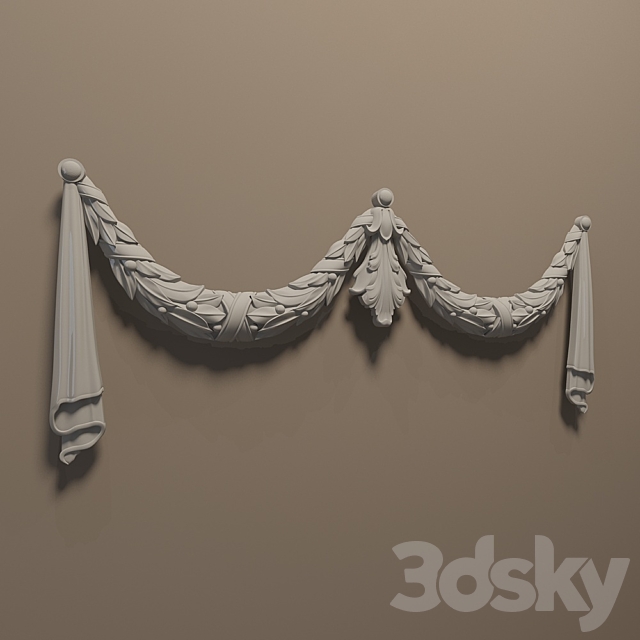 Decorative element 2 3DS Max Model - thumbnail 1