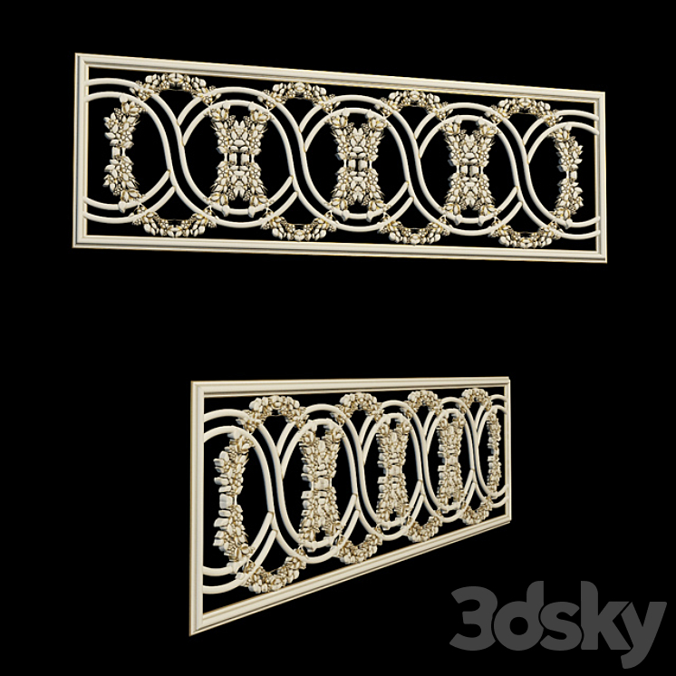 Decorative element 3DS Max - thumbnail 1