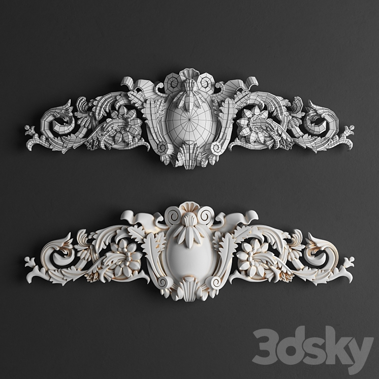 Decorative element 3DS Max - thumbnail 1