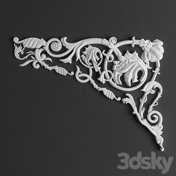 Decorative element_C1 3DS Max - thumbnail 1